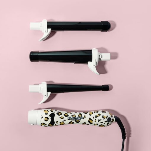 The Beachwaver Co. Multi Barrel Beachwaver - Classic Catwalk | Professional Ceramic Rotating Curling Iron w/ 3 Attachments | Adjustable Heat, Ergonomic Handle, Travel-Friendly | B-Series (BWIB3N1C) - Image 2