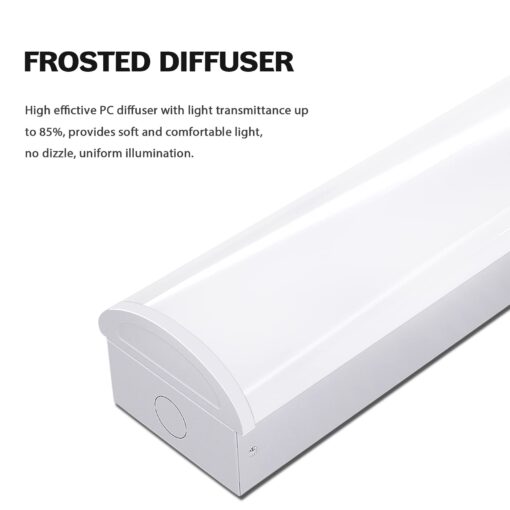 ANTLUX 110W LED Linear Strip Lights 8FT LED Shop Lights, 12000 Lumens, 5000K, 8 Foot Garage Lights, Surface Mount and Hanging Ceiling Lighting Fixture, Fluorescent tube Replacement, 4 Pack - Image 4