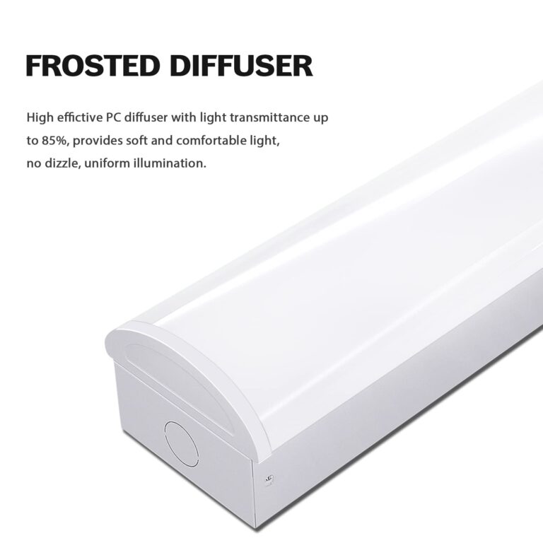 ANTLUX 110W LED Linear Strip Lights 8FT LED Shop Lights, 12000 Lumens, 5000K, 8 Foot Garage Lights, Surface Mount and Hanging Ceiling Lighting Fixture, Fluorescent tube Replacement, 4 Pack - Image 4
