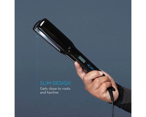 Neuro by Paul Mitchell Smooth Titanium Flat Iron, Adjustable Heat Settings, For Advanced Smoothing + Straightening, 1.25" - Image 4
