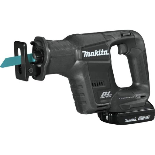 Makita XRJ07R1B 18V LXT Lithium-Ion Sub-Compact Brushless Cordless Recipro Saw Kit (2.0Ah) - Image 7