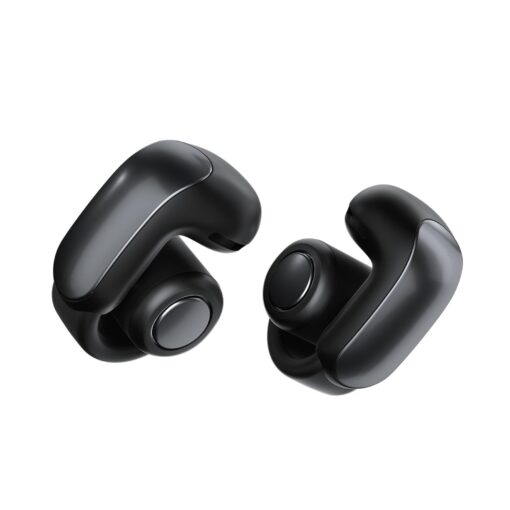 Bose Ultra Open Bluetooth Earbuds, True Wireless Earbuds with OpenAudio for Awareness, Clip On Design for Comfort, Immersive Audio, Up to 48 Hrs of Playtime, Black