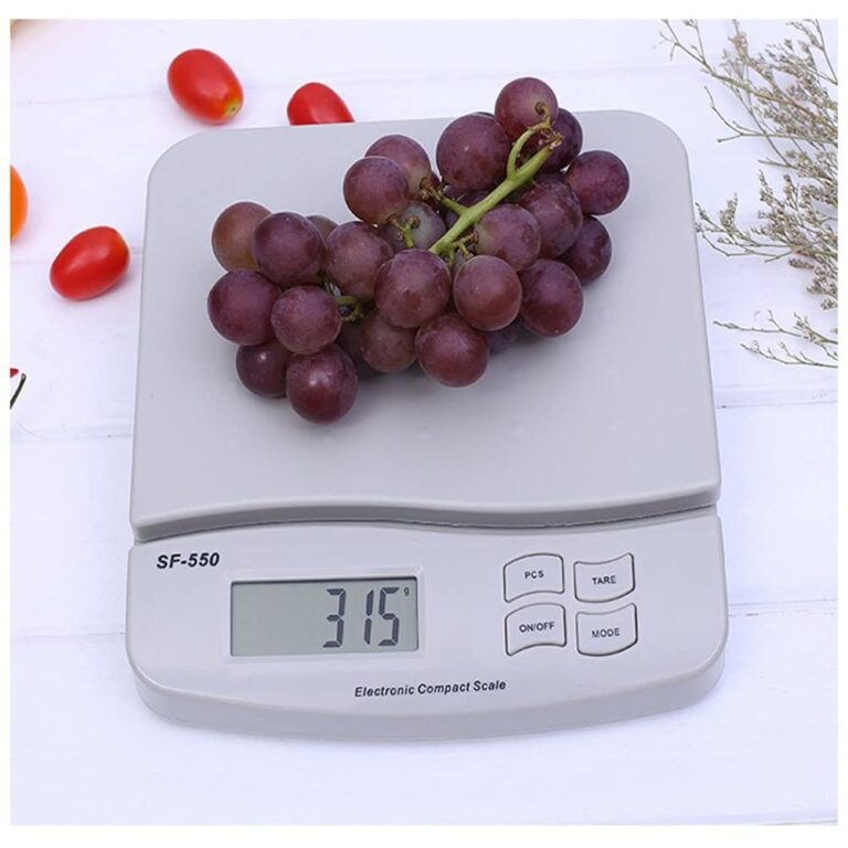 Digital Commercial Food Scale Electronic Kitchen Stainless Steel Counting Balance Highly Accurate Multifunction for Cooking Baking (White 25kg/1g) - Image 4