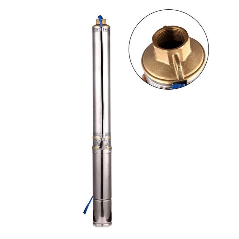 SHYLIYU 3" Bore Stainless Steel Deep Well Pump 110V/60HZ 0.5HP Impeller Multistage Centrifugal Submersible Water Pump Max Lift 216ft 16GPM 1"with Controller box for Industrial Agricultural Home Garden - Image 6