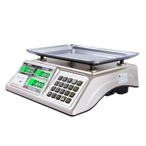 Lss9azznmm English Electronic Scale, Commercial Pricing Scale, Bench Scale, Vegetable Scale, Fruit Scale, Clear Reading, Measuring Range 40KG,Led