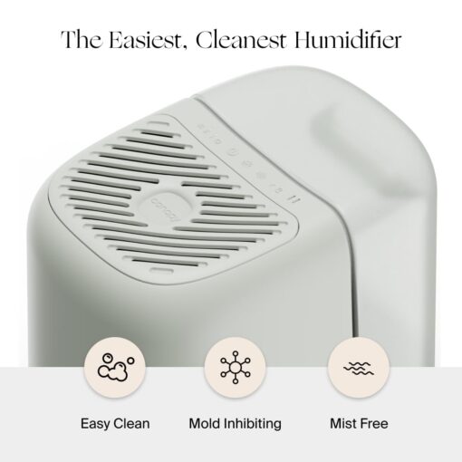 Canopy Bedside Humidifier 2.0, Moonstruck, 36 HR Run Time, 2.5L Capacity - Reading Light & White Noise - Alleviate Symptoms of Allergies, Cold, Dry Skin - Humidifier, Filter, Power Cord & Adapter - Image 9