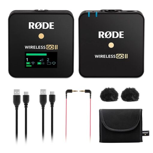 Rode Wireless GO II Single Compact Digital Wireless Microphone System Recorder Bundle with Professional Grade Lapel Microphone - Image 3