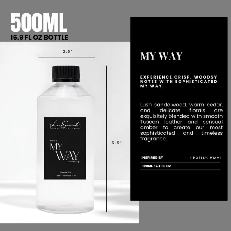 Aroma Scent Diffuser Starter Kit for Up to 1000SQ. FT. Coverage - 500ML Waterless Essential Oil Scent Included - Luxury Aroma Diffuser Ideal for Home, Office & Hotel (Black, My Way) - Image 7