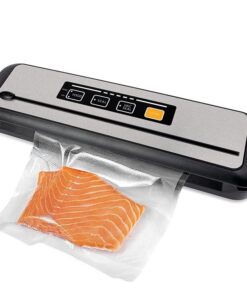 ASMEIR Household Smart Food Vacuum Sealer Packaging Machine Food Storage Vacuum Bag (Color : 21 SL Black, Size : 240V 100-120V US Plug)