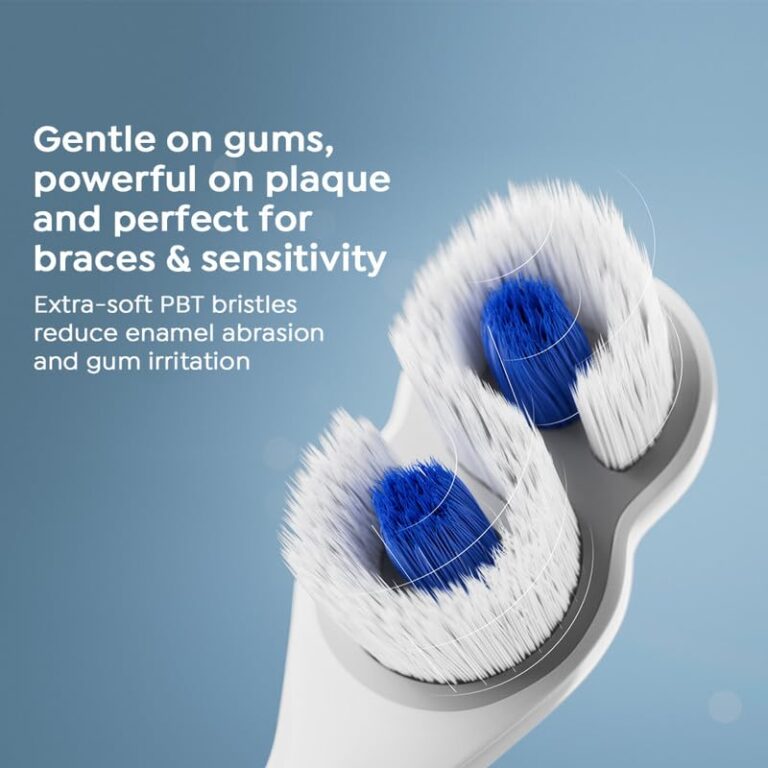 SuperMouth® ULTIM8 SmartBrush™ System - Electric Toothbrush, Patented SuperBristles® Clean 40X Better, UV Sanitizing & Drying SmartHub®, Dual Sonic Modes, Pressure Sensor - Teens & Adults - Rose Gold - Image 3