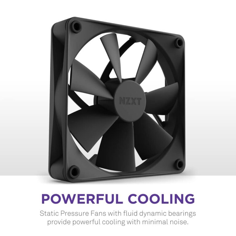 NZXT Kraken Elite 240 - RL-KN24E-B1 - 240mm AIO CPU Liquid Cooler - Customizable 2.36" LCD Display for Images, Performance Metrics and More - High-Performance Pump - 2 x F120P Fans - Black - Image 5