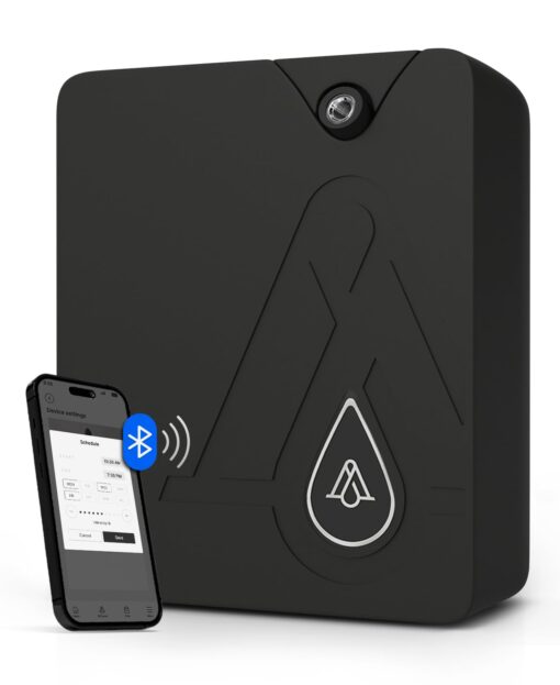 AromaPlan Bluetooth Smart Scent Air Machine for Home, Hotel, Spa, Office– waterless Diffuser, Cold Air Diffuser Technology- Hotel Collection, Whole House, Black