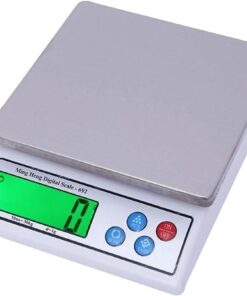 for Kitchen and Jewelry Digital Kitchen Scale Electronic Display Household High Precision Accurate to Food Scale Baking Medicine Scale (Apple Green 6kg/0.1g)