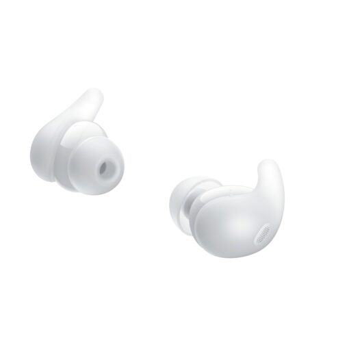 Sony LinkBuds Fit Truly Wireless Noise Canceling Earbud Headphones, Small & Light with Newly Developed Air Fitting Supporters, White - Image 6