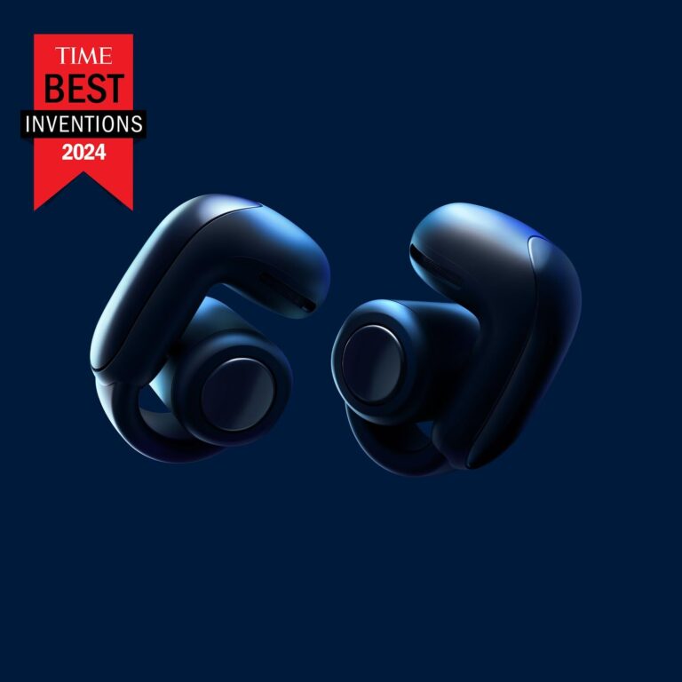 Bose Ultra Open Bluetooth Earbuds, True Wireless Earbuds with OpenAudio for Awareness, Clip On Design for Comfort, Immersive Audio, Up to 48 Hrs of Playtime, Lunar Blue - Limited Edition Color - Image 6