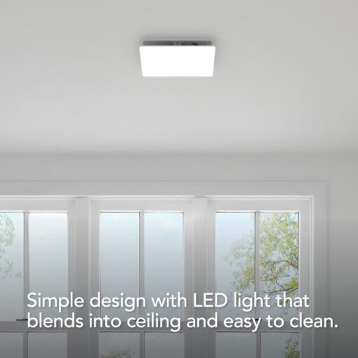 Broan-NuTone EVOLVE Premium Bathroom Exhaust Fan w/Light and Continuous Run, 50-80-110 Selectable CFM - Image 4
