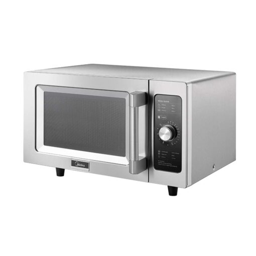 Midea Equipment 1025F0A Countertop Commercial Microwave Oven with Dial, 1000W, Stainless Steel.9 CuFt - Image 3