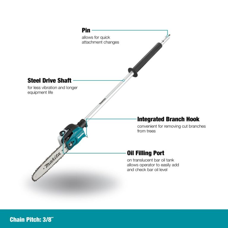 Makita EY402MP 10" Pole Saw Couple Shaft Attachment - Image 8