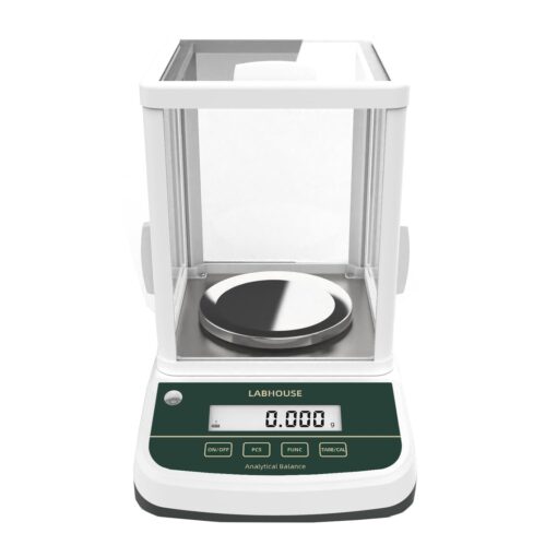 LABHOUSE Digital Analytical Balance(Dual Display) High Precise 1mg 200g Lab Scale External Calibration for Laboratory Pharmacy Chemical Plant Jewelry Store,200g/0.001g