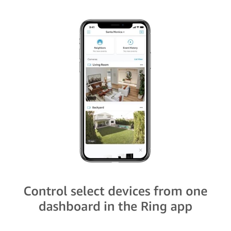 Ring Stick Up Cam Elite, Power over Ethernet HD Security Camera with Two-Way Talk, Night Vision, Works with Alexa - White - Image 4