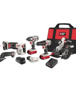 PORTER-CABLE PCCK617L6 20V MAX* Lithium Ion 6-Tool Combo Kit with Free USB Device