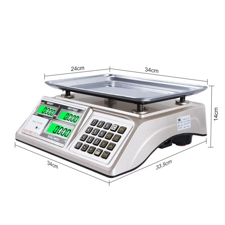 Lss9azznmm English Electronic Scale, Commercial Pricing Scale, Bench Scale, Vegetable Scale, Fruit Scale, Clear Reading, Measuring Range 40KG,LCD - Image 4