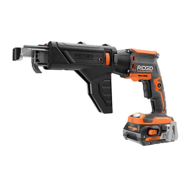 RIDGID 18-Volt Cordless Brushless Drywall Screwdriver with Collated Attachment (Tool-Only) - Image 5