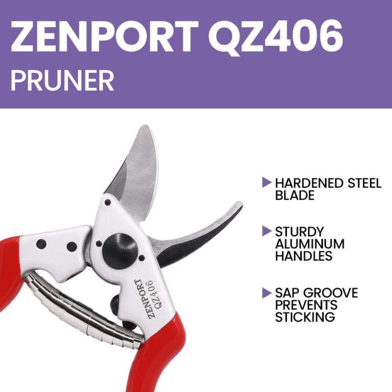 Zenport QZ406-10PK Pruning Shear, Red - Image 3