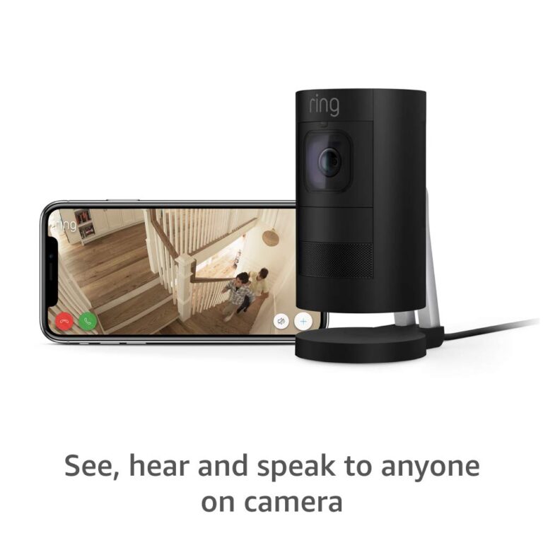 Ring Stick Up Cam Elite, Power over Ethernet HD Security Camera with Two-Way Talk, Night Vision, Works with Alexa - Black - Image 5