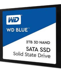 Western Digital 2TB WD Blue 3D NAND Internal PC SSD - SATA III 6 Gb/s, 2.5"/7mm, Up to 560 MB/s - WDS200T2B0A, Solid State Hard Drive