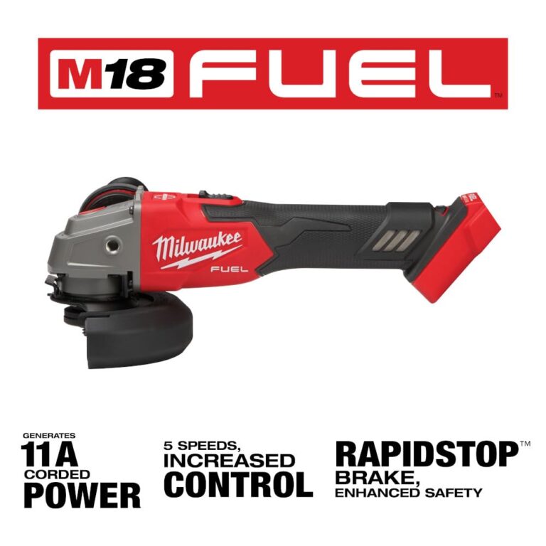 Milwaukee 2889-20 M18 4-1/2" - / 5" Variable Speed Braking Grinder (Bare Tool) - Image 3