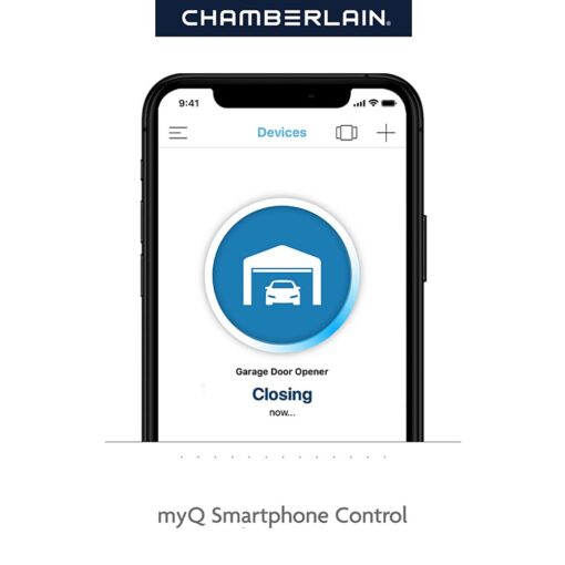 CHAMBERLAIN B2215T Garage Door Opener with Battery Backup, Black - Image 9