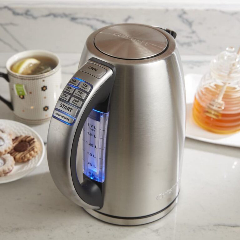 Cuisinart 8-Cup Rice Cooker, Silver & Electric Kettle, 1.7-Liter Capacity, Cordless 1500-Watts for Fast Heat Up, Stay Cool Non-Slip Handle, Stainless Steel, CPK-17P1 - Image 2