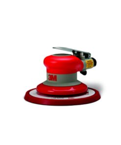 Cubitron Random Orbital Sander – Pneumatic Palm Sander – 6” x 3/16” Diam. Orbit – Stikit Disc Pad – For Wood, Composites, Metal – Original Series