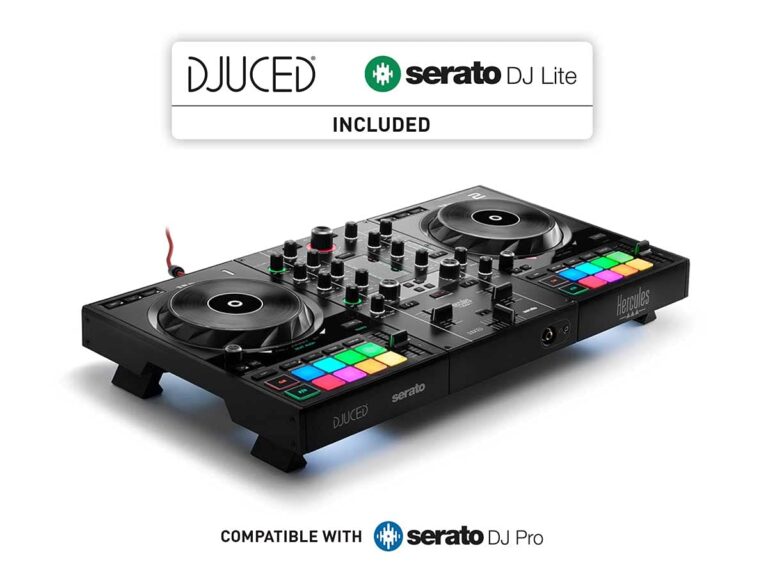 Hercules DJControl Inpulse 500: 2-deck USB DJ controller for Serato DJ and DJUCED (included) - Image 2