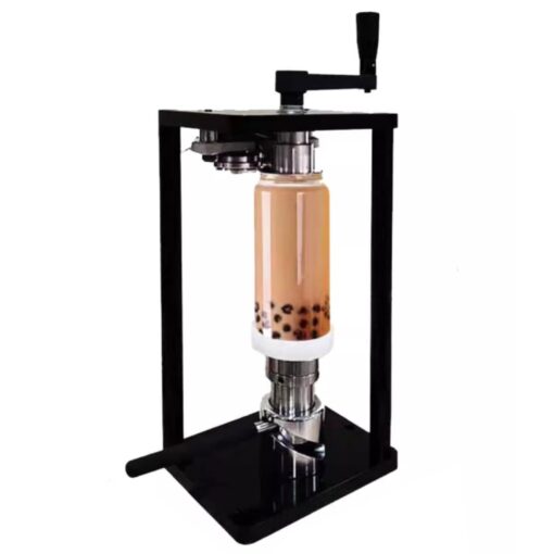 Vituord Tin Can Seamer Machine, Jars Press Sealing Hand Tool, Height Adjustable, with Fixed Base, for Jars with a Height of 30-170mm, Diameter 55 Mm/2.2 Inch