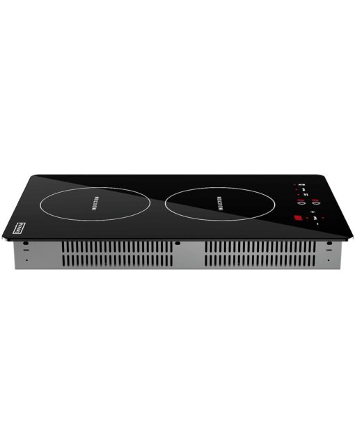 Empava Electric Stove Induction Cooktop Vertical with Dual Burners Vitro Smooth Surface 120V, 12 Inch, Black Ceramic Glass - Image 4