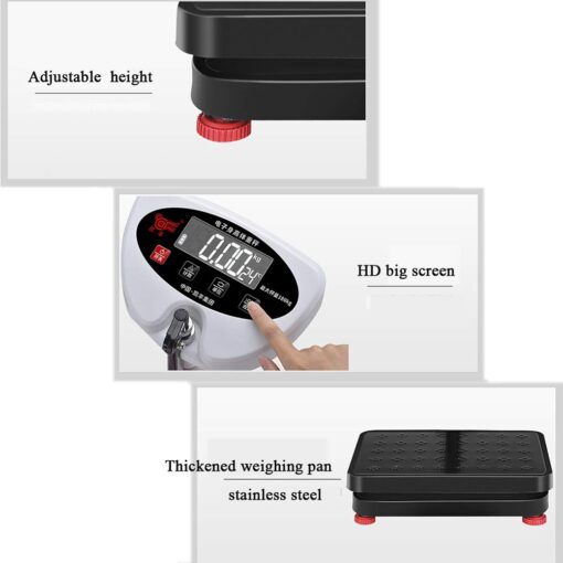 Electronic Scales, Height and Weight Scale, Eye Level Digital Physician Scale,Digital Doctor Medical Scale - Image 4