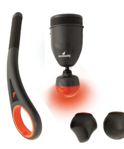 Wellbody Advance Deep Tissue Massage Gun with Heat | Heated Massager with ThermoPulse Vibration Tech | Handheld Massager for Muscle Relief - Ergonomic Grip