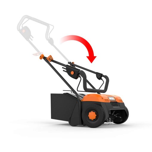 WORX WG850 12 Amp 14 Inch Corded Electric Dethatcher, Black - Image 4