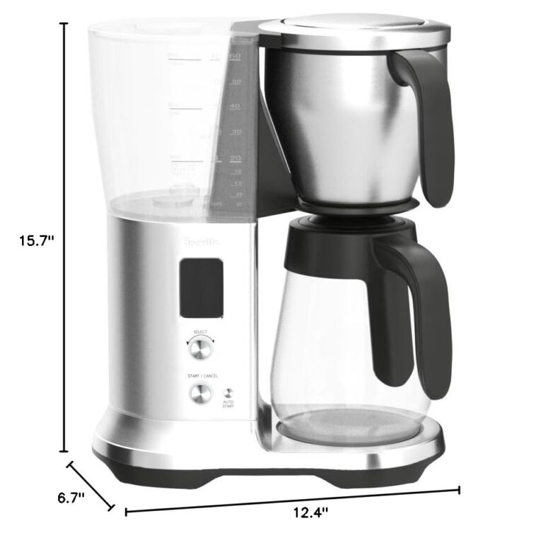 Breville BDC400BSS Precision Brewer Drip Coffee Maker, Brushed Stainless Steel, Glass Carafe - Image 2