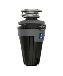 Moen Chef Series 1 HP Continuous Feed Lighted Garbage Disposal with Sound Reduction for Under Sink, Power Cord Included, EXL100C