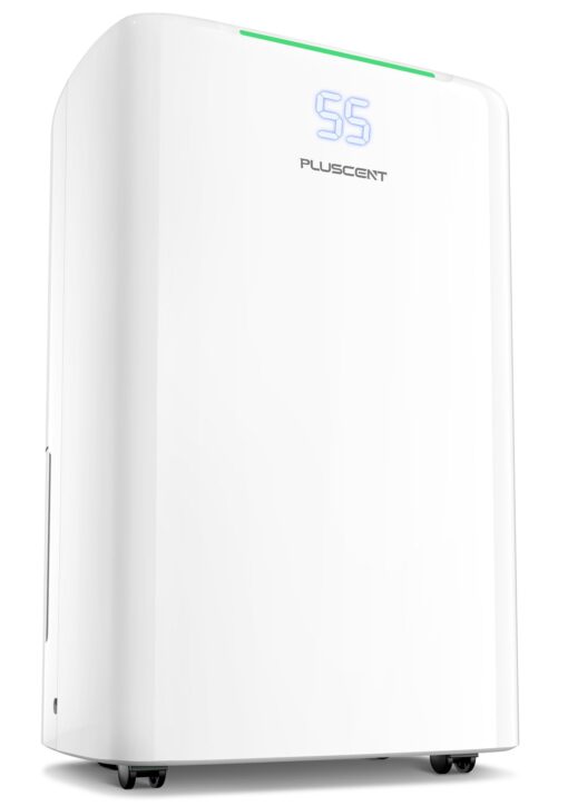 52-Pint Energy Star Dehumidifier for Basement, PLUSCENT 5000 Sq.Ft Coverage with Drain Hose, Ultra-Quiet 4 Modes, Smart Humidity Sensor & 24H Timer for Home/Bedroom/Large Rooms - Image 2