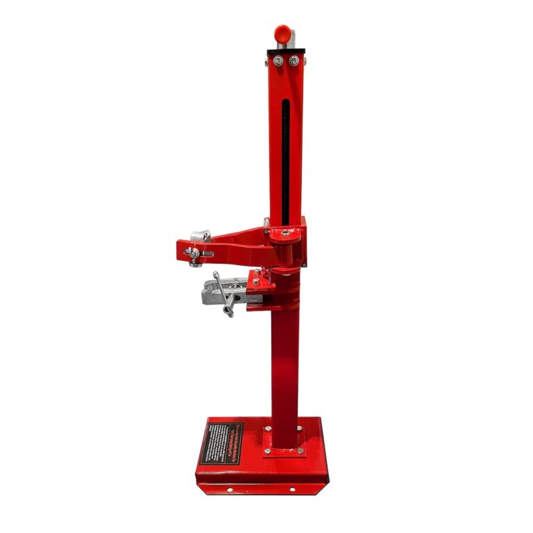 HTTMT- Red Heavy Duty Hydraulic Vehicle Auto Spring Compressor Hand Operate Spring Coil Compressor Jack Compression Strut Rising Handle (Maximum Height 16.92" (430 mm) [P/N: ET-CAR-FIX003B-Red] - Image 4