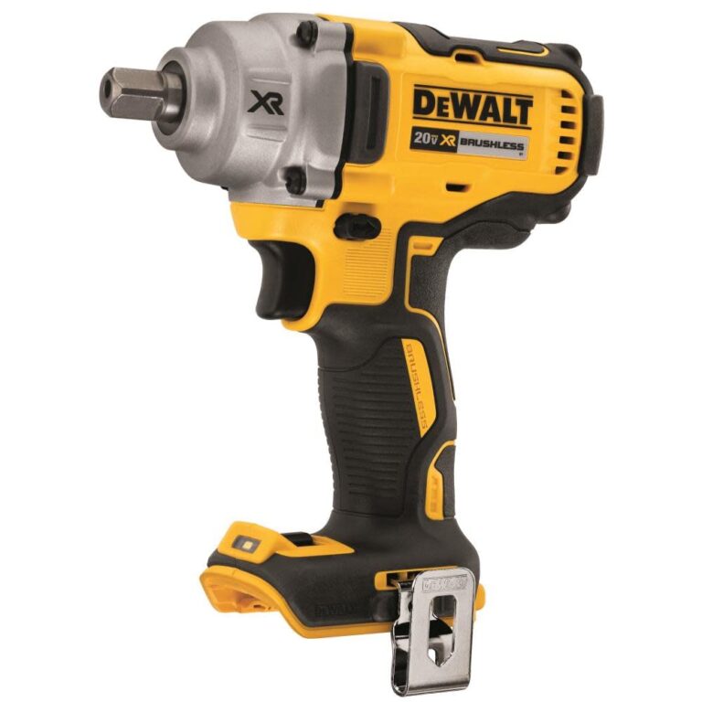 DEWALT 20V MAX XR Impact Wrench, Cordless, 1/2-Inch with Detent Pin Anvil, 330-lbs of Torque, 3,100 IPM, Bare Tool Only (DCF894B) - Image 8