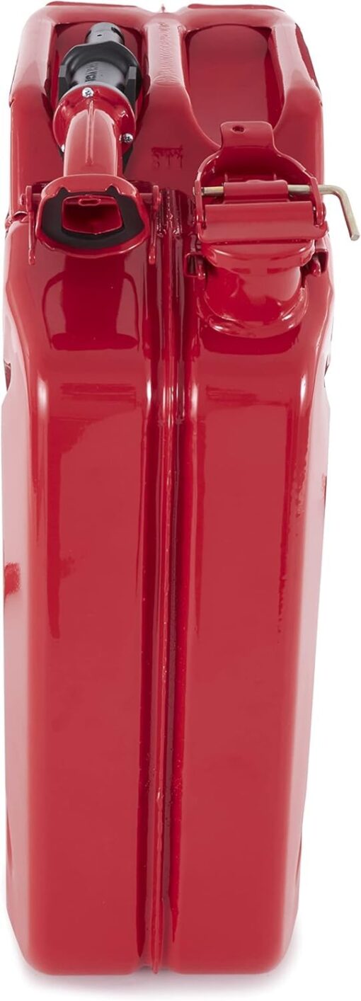 Wavian 5.3 Gallon 20 Liter Authentic CARB Fuel Jerry Can w/Spout, Wavian USA Authentic NATO Jerry Can and Spout System - Rust-Proof, Red, 5 Gallon Gas Cans for Gasoline, Pack of 2 - Image 9