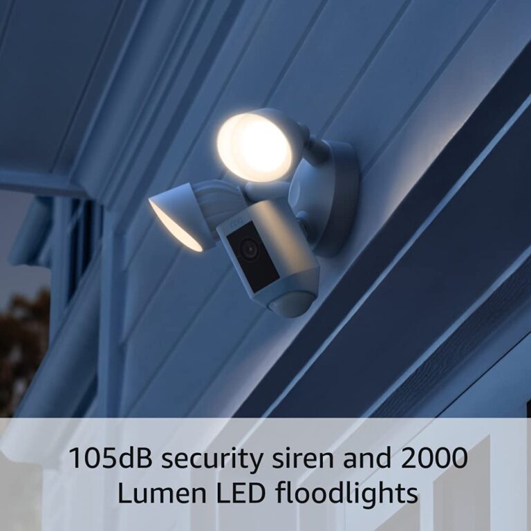 Ring Floodlight Cam Plus with Ring Spotlight Cam Plus, Plug-In White - Image 4