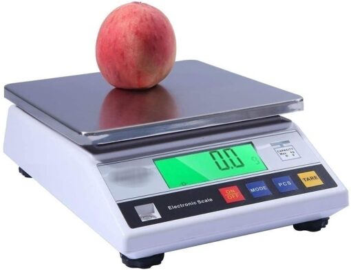 ZOCWJK Digital Scales Food,Kitchen Food Scales 0.01g High Precision Electronic Scale, 10kg Waterproof Household Baking Kitchen Scale for Supermarket Weighing Platform Scale(