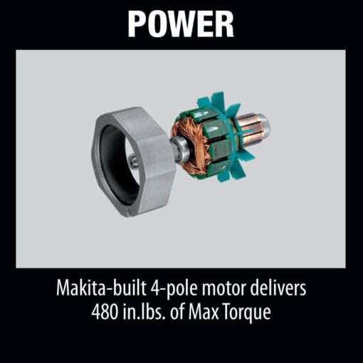 Makita XT261M 2 Piece 18V Lithium-Ion 4.0 Ah Cordless Combo Kit - Image 8