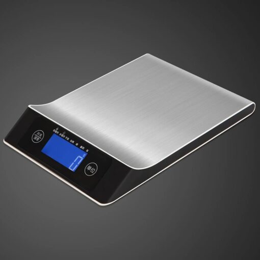 Lss9azznmm Small Stainless Home Electronic Scale, Weight Grams and oz,for Cooking Baking LCD high-Definition Display Digital Kitchen Food Scale